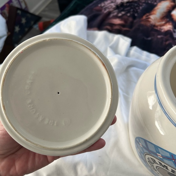 Vintage Disney Gourmet Mickey Mouse Ceramic Kitchen lot- Blue and White - Picture 11 of 11